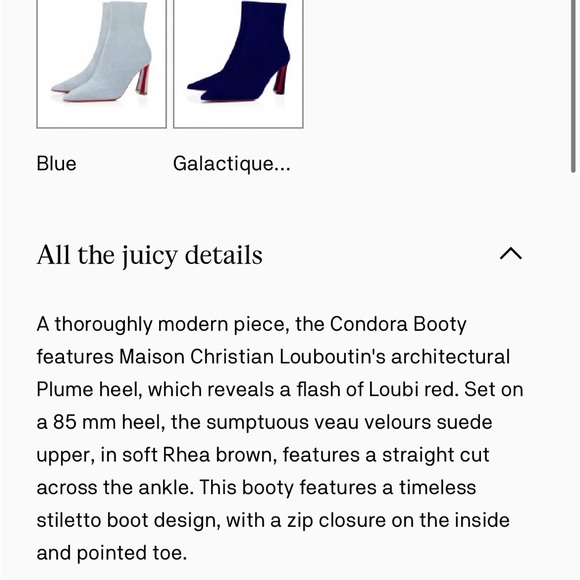 Christian Louboutin condors booty 85 - Picture 4 of 16